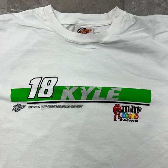 Kyle Busch M&Ms Racing Graphic Tee Mens XL Nascar Short Sleeve Winners Circle - Picture 2 of 9